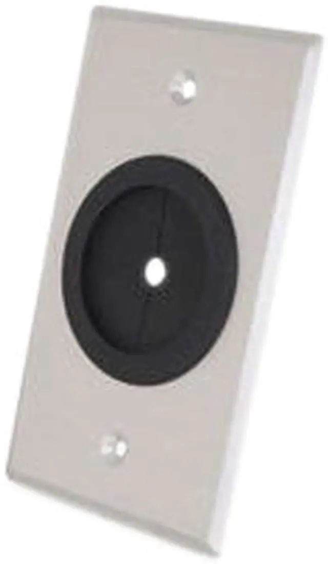Main image of C2G 40489 1.5in Grommet Cable Pass Through Single Gang Wall Plate
