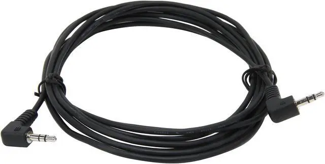 Alt view image 2 of 3 - C2G 40585 3.5mm Right Angled M/M Stereo Audio Cable, Aux Cable (12 Feet, 3.65 Meters)