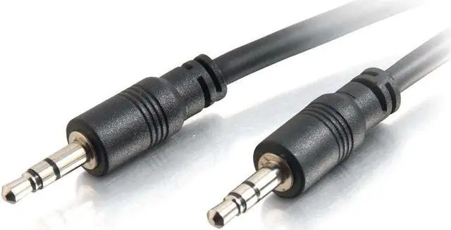 Main image of C2G 40110 3.5mm Stereo Audio Cable with Low Profile Connectors M/M, In-Wall CMG-Rated (75 Feet, 22.86 Meters)