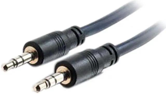 Main image of C2G 40516 3.5mm Stereo Audio Cable with Low Profile Connectors M/M, Plenum CMP-Rated (25 Feet, 7.62 Meters)