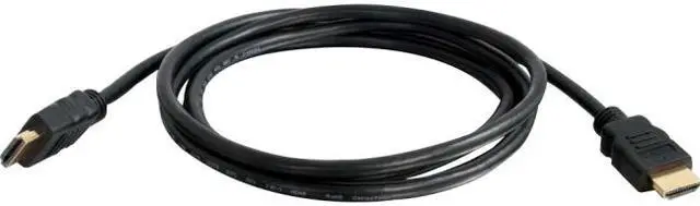 Main image of C2G 42500 4K UHD High Speed HDMI Cable (60Hz) with Ethernet for TVs, Laptops, and Chromebooks, Black (1.6 Feet, 0.5 Meters)