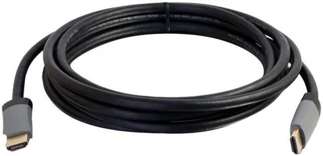 Alt view image 3 of 3 - C2G 42524 Select 4K UHD High Speed HDMI Cable (60Hz) with Ethernet M/M, In-Wall CL2-Rated, Black (16.4 Feet, 5 Meters)