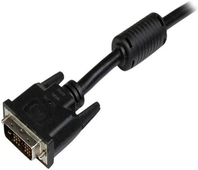 Alt view image 2 of 4 - StarTech DVIDSMM10 10 ft. DVI-D Single Link Cable - Male to Male DVI-D Digital Video Monitor Cable - DVI-D M/M - Black 10 Feet - 1920 x 1200
