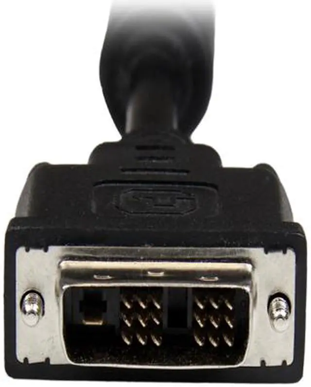 Alt view image 3 of 4 - StarTech DVIDSMM10 10 ft. DVI-D Single Link Cable - Male to Male DVI-D Digital Video Monitor Cable - DVI-D M/M - Black 10 Feet - 1920 x 1200
