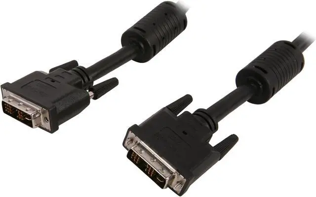 Main image of StarTech.com DVIISMM6 Black Male to Male DVI-I Single Link Digital Analog Monitor Cable