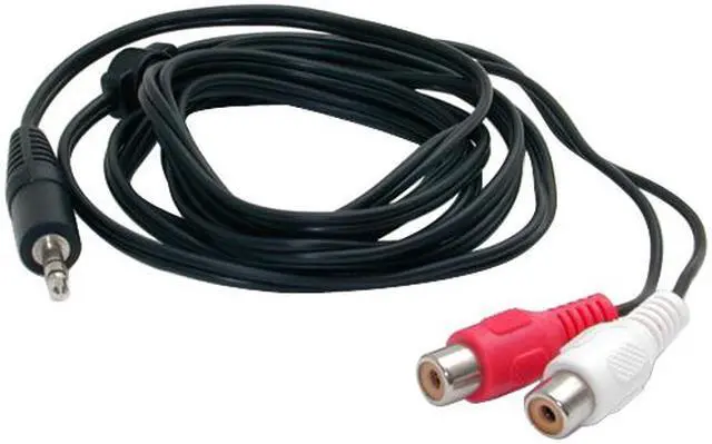 Main image of StarTech.com MU1MFRCA 6 ft. 3.5 mm Stereo Male To 2 RCA Female Cable Female to Male