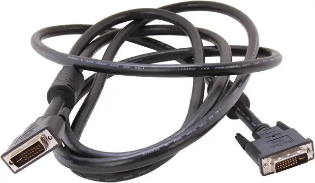 Alt view image 2 of 3 - StarTech.com DVIIDMM10 Black Male to Male DVI-I Dual Link Digital Analog Monitor Cable