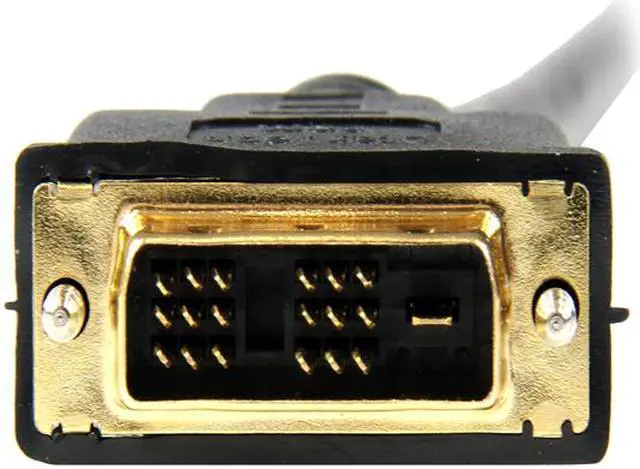 Alt view image 4 of 6 - StarTech.com HDMIDVIMM10 10 ft HDMI to DVI-D Cable - M/M - 3m HDMI to DVI Adapter Converter