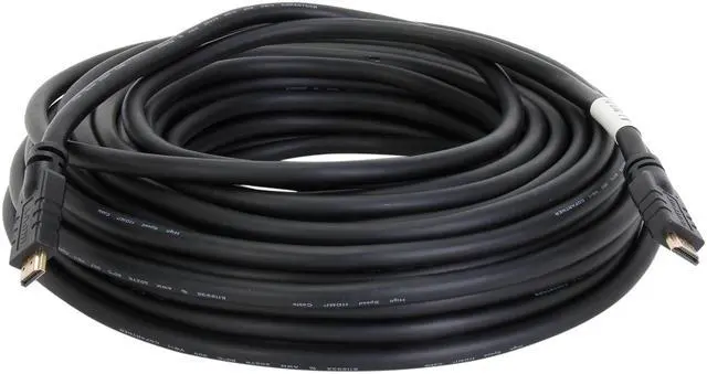 Alt view image 2 of 3 - StarTech.com HDMIMM80AC 80 ft. Black Connector A: 1 - HDMI Connector, Male

Connector B: 1 - HDMI Connector, Male Active High Speed HDMI to HDMI Cable Male to Male
