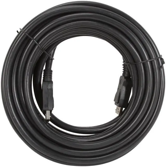 Alt view image 2 of 3 - StarTech.com DISPLPORT30L 30 ft Black Connector A: 1 - DisplayPort Male  Connector B: 1 - DisplayPort Male DisplayPort Cable with Latches - M/M Male to Male