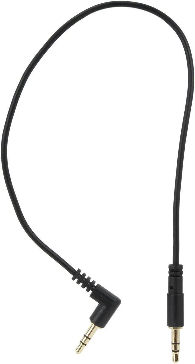 Alt view image 2 of 3 - StarTech.com MU1MMSRA Slim 3.5mm to Right Angle Stereo Audio Cable Male to Male