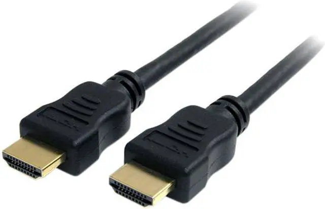 Main image of StarTech.com HDMIMM3HS 3 ft. Black High Speed HDMI Cable with Ethernet Male to Male