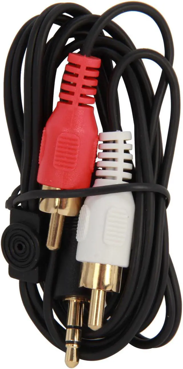 Alt view image 2 of 3 - StarTech.com MU3MMRCA 3 ft. Stereo Audio Cable - 3.5mm Male to 2x RCA Male Male to Male