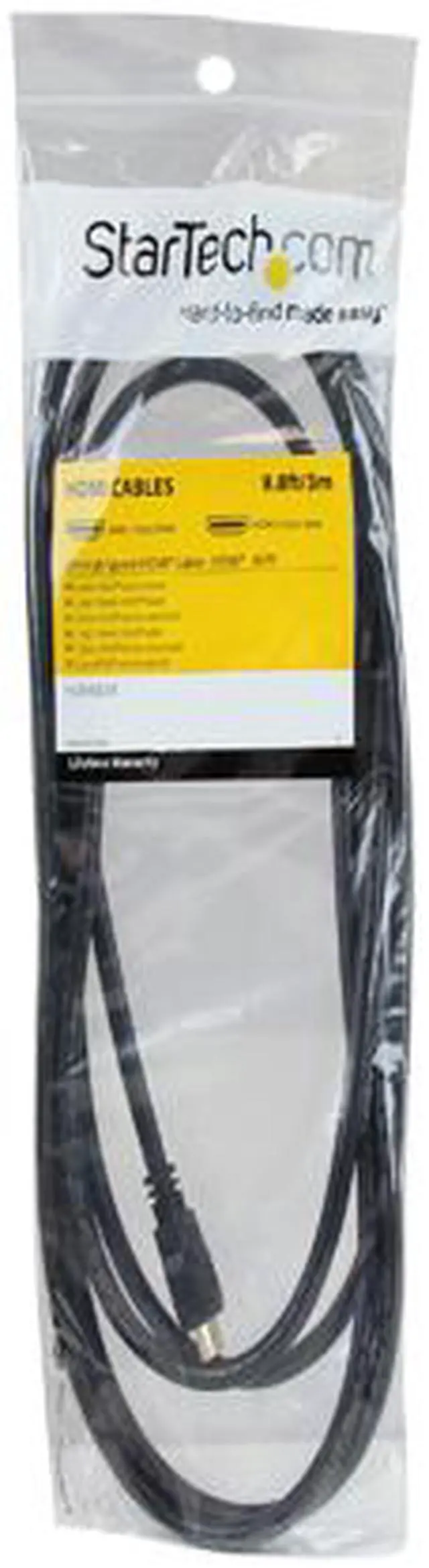 Alt view image 6 of 6 - StarTech HDMM3M 3m High Speed HDMI Cable - Ultra HD 4k x 2k HDMI Cable - HDMI to HDMI M/M - 3 meter HDMI 1.4 Cable - Audio/Video Gold-Plated