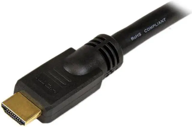 Alt view image 2 of 3 - StarTech HDMM30 30 ft. High Speed HDMI Cable - Ultra HD 4k x 2k HDMI Cable - HDMI to HDMI M/M - 30 ft. HDMI 1.4 Cable - Audio/Video Gold-Plated - 1 pack