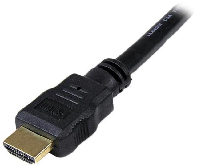 Alt view image 2 of 4 - Startech 8ft High Speed HDMI® Cable HDMM8  - Ultra HD 4k x 2k HDMI Cable - HDMI to HDMI M/M- 8ft HDMI 1.4 Cable - Audio/Video Gold-Plated