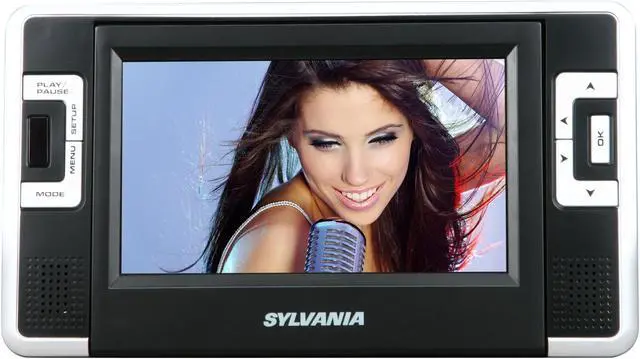 Alt view image 2 of 13 - Sylvania SDVD8730 7" Dual-Screen Portable DVD Player