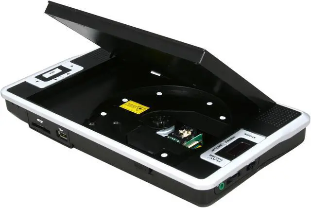 Alt view image 7 of 13 - Sylvania SDVD8730 7" Dual-Screen Portable DVD Player