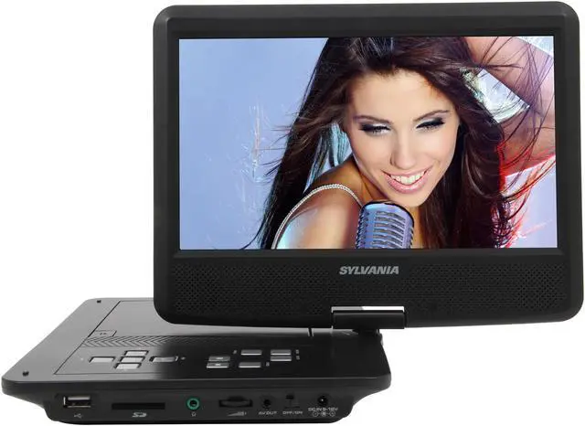 Alt view image 3 of 6 - Sylvania SDVD1048 Portable DVD Player