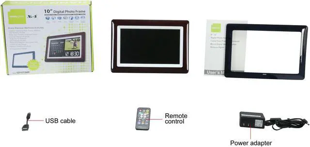 Alt view image 9 of 9 - HANNspree SD1073MR 10" 1024 x 600 Digital Photo Frame