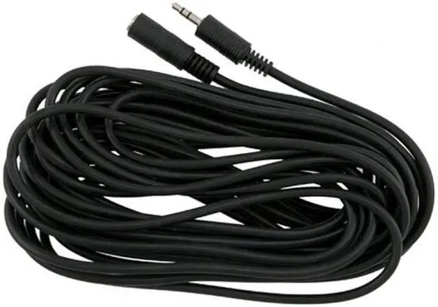 Alt view image 2 of 2 - Insten 798762 50 ft. 3.5mm Stereo Plug to Jack Extension Cable Male to Female