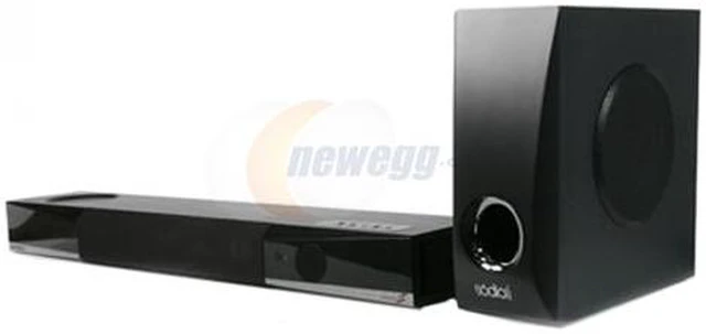 Main image of Kentech Labs BR800-SV Bar-type speaker w/ Subwoofer for use with LCD/Plasma TV, CRT-TV