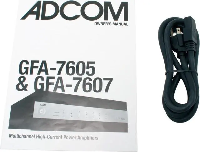 Alt view image 7 of 8 - ADCOM GFA-7605 5-Channel Multichannel Power Amplifier