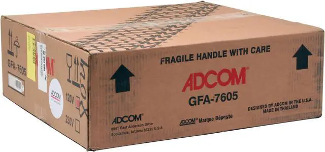 Alt view image 8 of 8 - ADCOM GFA-7605 5-Channel Multichannel Power Amplifier