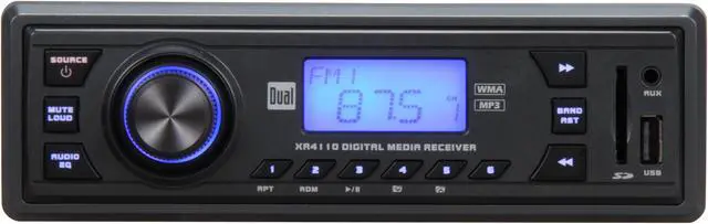 Main image of Dual AM/FM/Mechless Receiver with USB, 3.5mm and SD Card Input