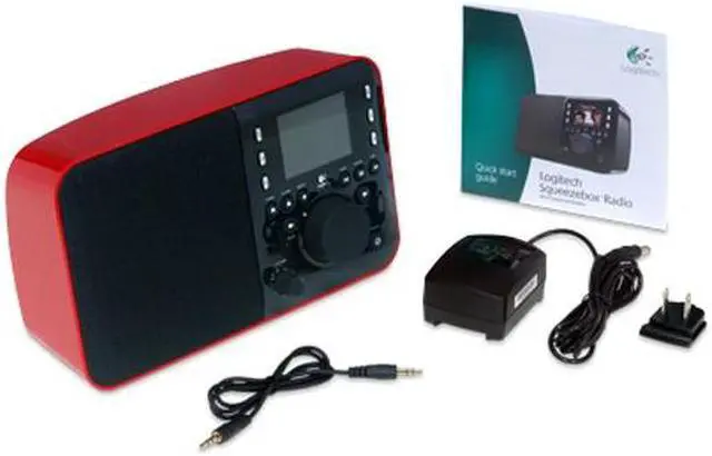 Alt view image 9 of 9 - Logitech Squeezebox Radio Network Audio Player - Red 930-000097