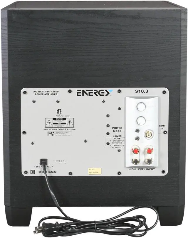 Alt view image 5 of 7 - Energy S10.3 Subwoofer Single