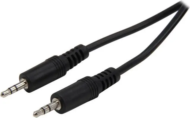 Main image of BYTECC SPC-6MM 6 ft. 3.5mm Stereo Speaker Cable - Male To Male, Black Jacket Male to Male