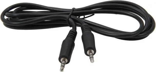 Alt view image 2 of 3 - BYTECC SPC-6MM 6 ft. 3.5mm Stereo Speaker Cable - Male To Male, Black Jacket Male to Male