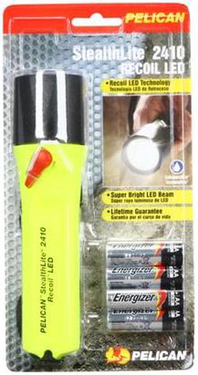 Main image of Pelican 2410-015-245 StealthLite 2410 Recoil LED Flashlight, Yellow