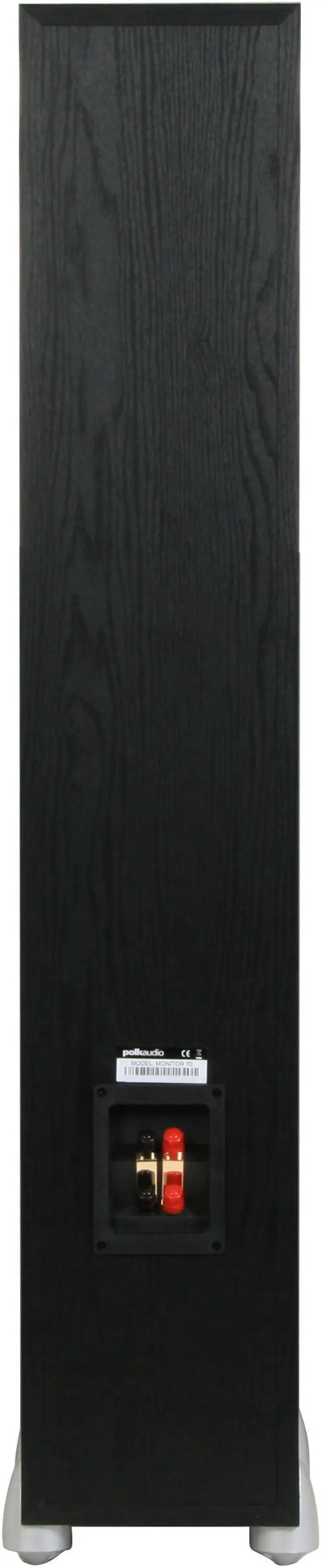 Alt view image 4 of 11 - Polk Audio Monitor 70 Black Floorstanding loudspeaker Single