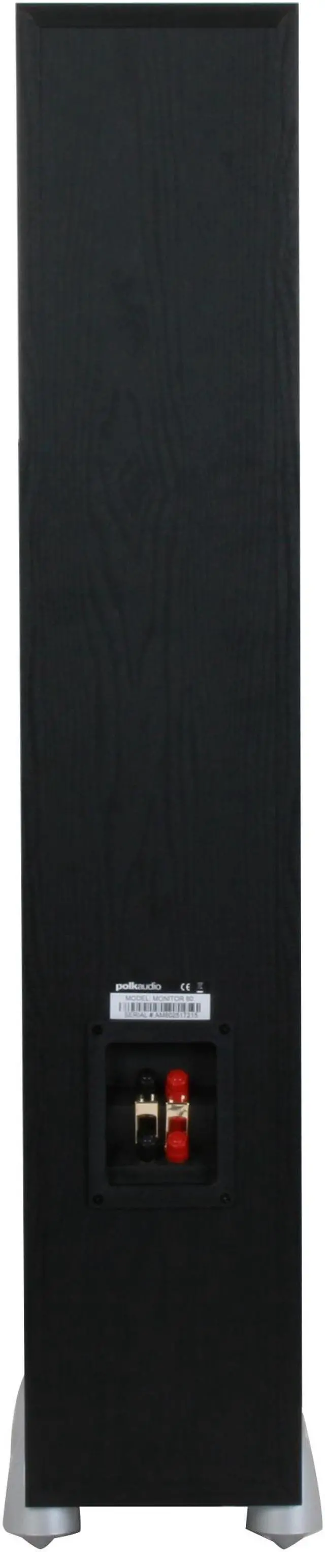 Alt view image 4 of 8 - Polk Audio Monitor 60 Black Floorstanding Loudspeaker Single
