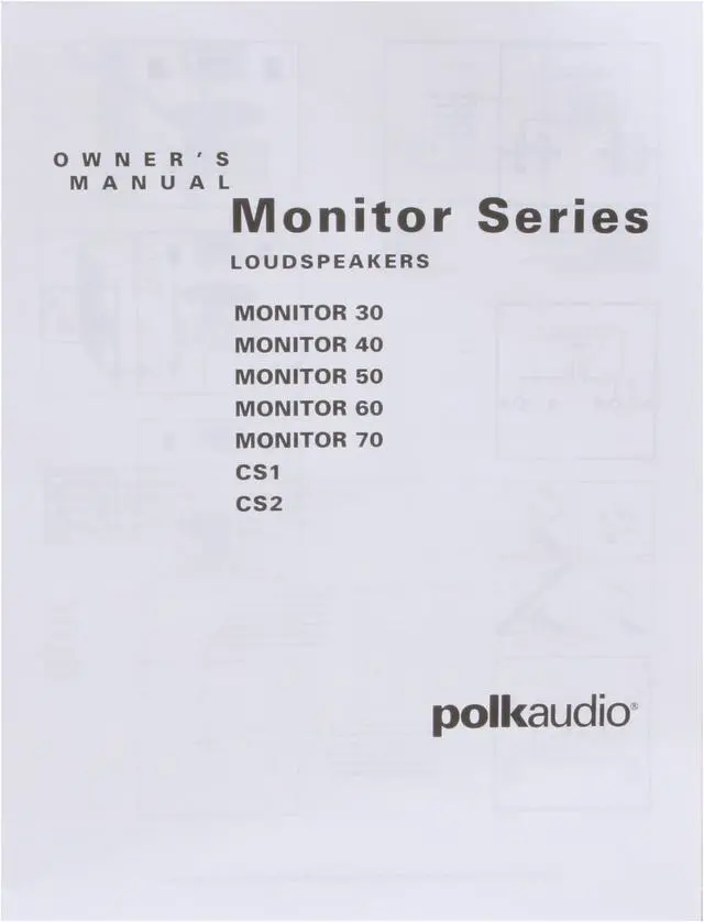 Alt view image 12 of 13 - Polk Audio CS1 Cherry Center Channel Loudspeaker Single