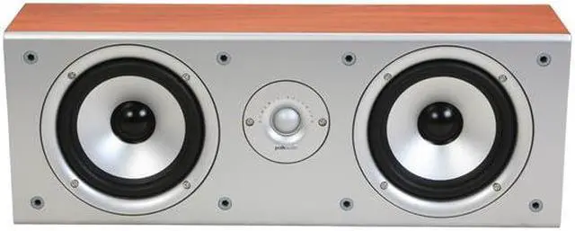 Alt view image 9 of 13 - Polk Audio CS2 Cherry Center Channel Loudspeaker Single