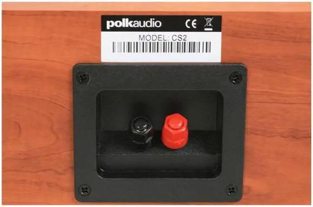 Alt view image 10 of 13 - Polk Audio CS2 Cherry Center Channel Loudspeaker Single