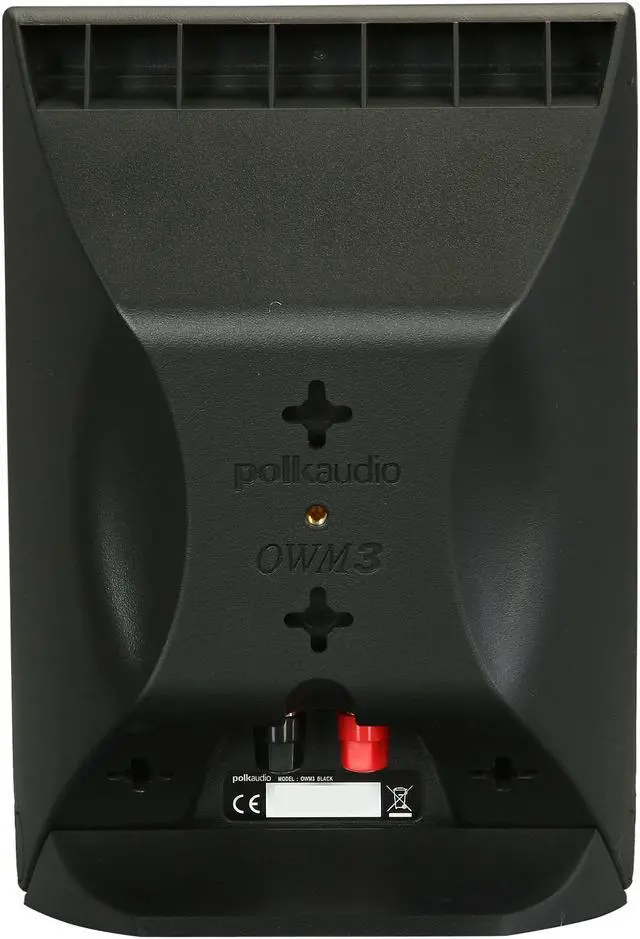 Alt view image 6 of 7 - Polk Audio OWM3 Compact Multi-Aplication Speakers - Black (Pair)