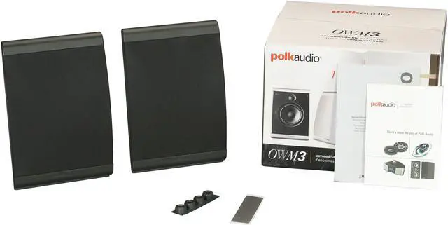 Alt view image 7 of 7 - Polk Audio OWM3 Compact Multi-Aplication Speakers - Black (Pair)