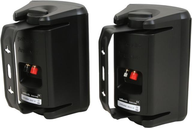 Alt view image 4 of 9 - Polk Audio Atrium 45 Black High Performance Outdoor Speaker Pair