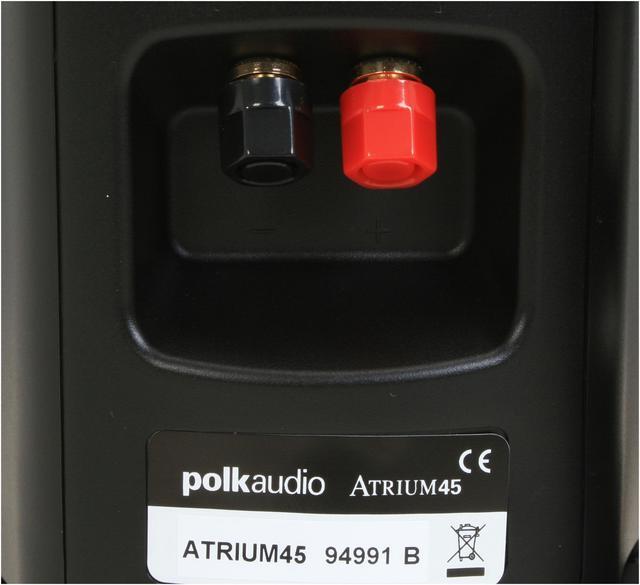 Alt view image 7 of 9 - Polk Audio Atrium 45 Black High Performance Outdoor Speaker Pair