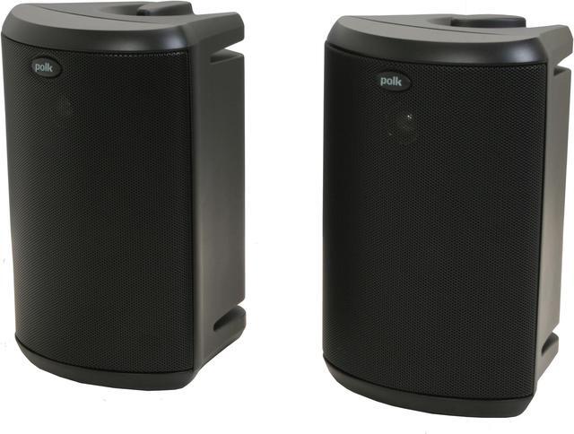 Alt view image 2 of 9 - Polk Audio Atrium 45 Black High Performance Outdoor Speaker Pair