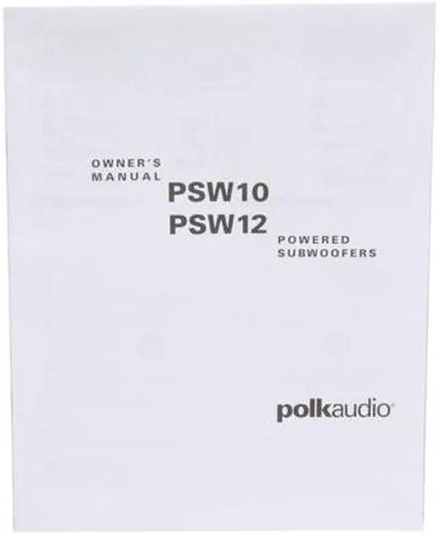 Alt view image 7 of 8 - Polk Audio PSW Series PSW10 Cherry 10-inch Powered Subwoofer Single