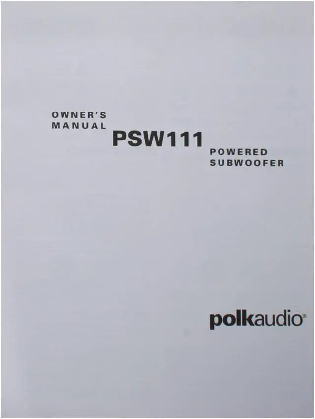 Alt view image 6 of 6 - Polk Audio PSW 111 8" 300 Watt Compact Powered Subwoofer (Single)