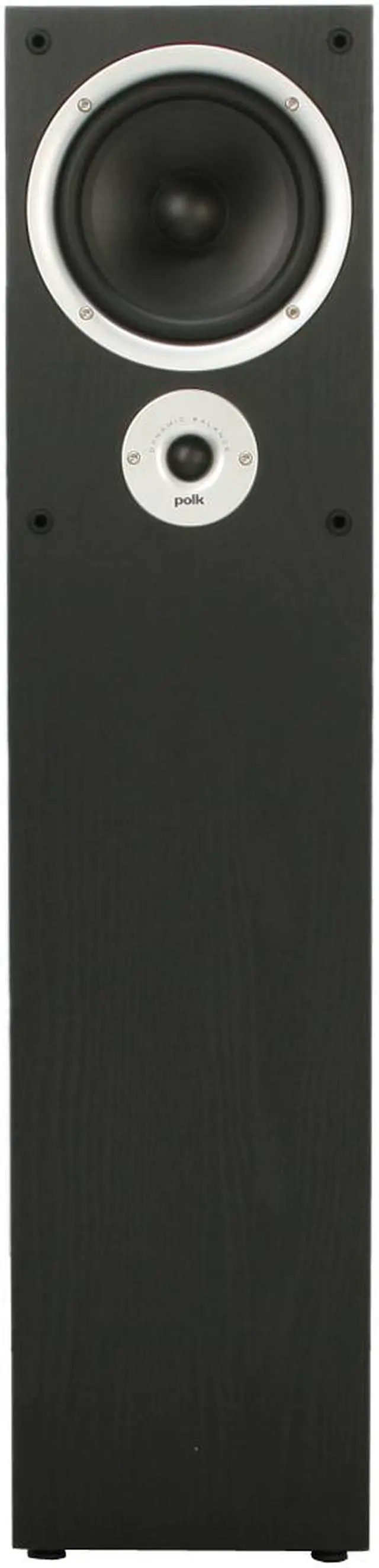 Alt view image 3 of 11 - Polk Audio R300 Black Two-Way Floor-Standing Loudspeaker Single