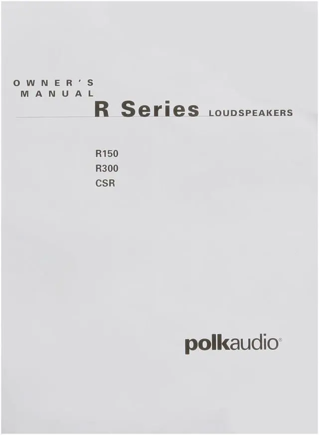 Alt view image 10 of 11 - Polk Audio R300 Black Two-Way Floor-Standing Loudspeaker Single