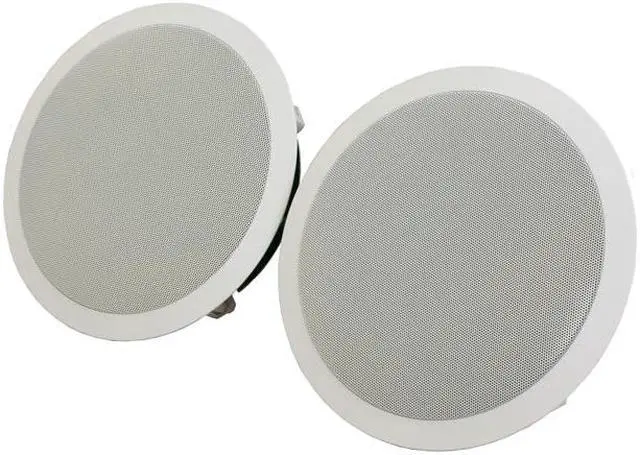 Alt view image 2 of 9 - Polk Audio RC80i White Round 8" High Performance In-Ceiling/In-Wall Speaker Pair