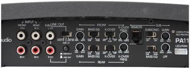 Alt view image 6 of 12 - Polk Audio 1200W 5 Channels Car Amplifiers